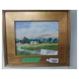 Talbot County Old Farm Oil Painting By Rose
