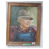 Beautiful Painting Of Older Gentleman By Rose