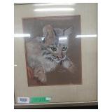 An Original Drawing  A Bobcat By Rose Doster