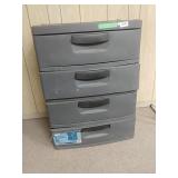 Sterilite 4 Drawer Storage Unit