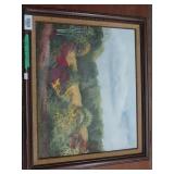 "Sumac Hedgerow Tuckahoe Road. An Original Oil