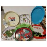 Metal And Plastic Serving Trays