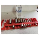 Snap-on Socket Tray & Misc Sockets