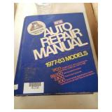 Big A Auto Repair Manual 1977-83 Models