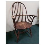 Wooden Frame Chair W/ Armrest