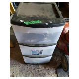 3 Drawer Storage Bin With Contents