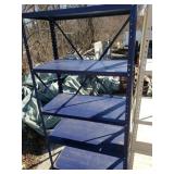 Metal Shelf Blue