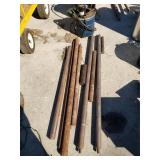 Assorted Metal Poles
