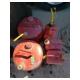 Assorted Gas Containers