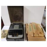 Vintage Lasalle Stenotype And Paper