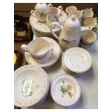 66 Piece Noritake Dishes Crafted In Ireland. The
