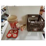 Vintage Paper  Coca-cola Popcorn ?? Containers,