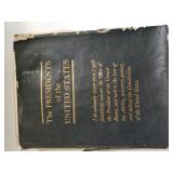 The Presidents Of The United States Antique Book