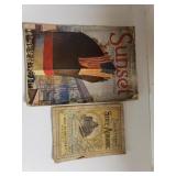 Vintage Sunset The Pacific Monthly And 1885 New