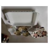 Pyrex Casserole Dish, Fire King Cup & More