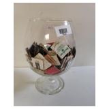 Large Glass Stemware With Matches