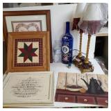 Primitive Pictures, 2 Bedside Lamps And US Air