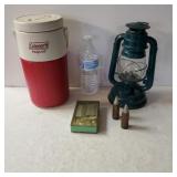 Coleman Cooler,  Lantern And Other Items