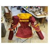 3 Washington Redskins Folding Chairs