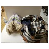 Large Bag With Blanket And Yarn