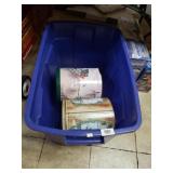 Tote With Decorative Containers