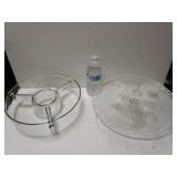 Footed Platter And Serving Dish