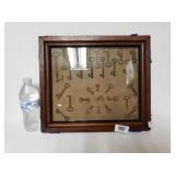 Shadow Box Of Skeleton Keys