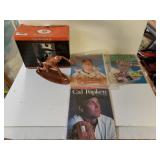 Cal Ripken Lot. To Include Statue And Magazines
