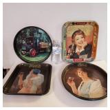 Vintage Metal Trays,  4