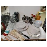 Kitchen Items To Include Plates Oil Bowls  And