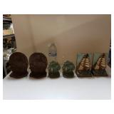 Vintage Ship Bookends