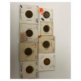 (8) Indian ahead Cents - 1860, 1894, 1901, 1903,