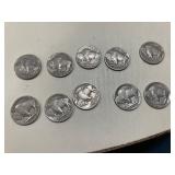 Lot 10 - 100 Year Old Full Date Buffalo Nickels