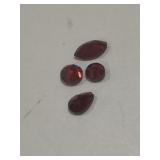 Authentic Gemstone Lot Cut Garnets