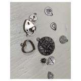 Alex & Ani Charms lot Silver