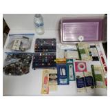 Sewing Machine Spools If Thread, Buttons, Velcro,