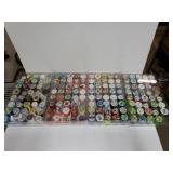 Spools Of Sewing Thread In Very Nice Storage