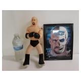 Stone Cold Steve Austin Doll And Picture