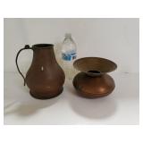 Copper Spit Can And Jug