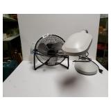 Small Fan And Table LAMP