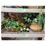 Baskets With Fake Flowers