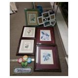 Pictures, Picture Frame And Welcome Sign