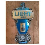 Schlitz Light Beer Sign 21"x 11"