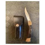 Buck 110 Folding Knife and Sheath