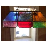 Vintage Stained Glass Pool, Bar, etc. Hanging