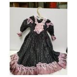 Black/pink Doll Dress