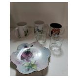 Assorted Mugs, Decorative Candy Dish