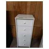 White 5 Drawer Dresser