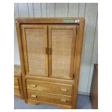 Oak Colored Armoire