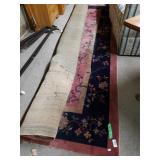 Rose/blue Colored Very Large Area Rug